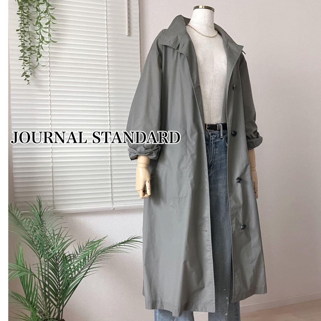 25SS JOURNAL STANDARD ドライクロスハイネックコート グレー