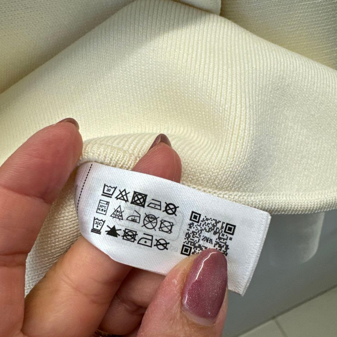 さまのお品【新品】ZARA プレーンニットカーディガン M size