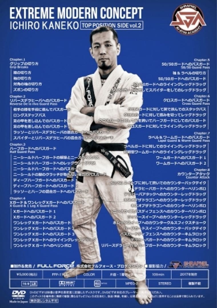 柔術　総合格闘技　MMA 金古一朗 トップポジション篇 vol.1.2セット
