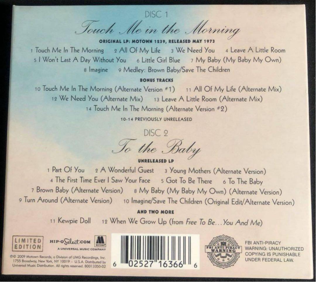 2CD！ダイアナ・ロス / TOUCH ME IN THE MORNING