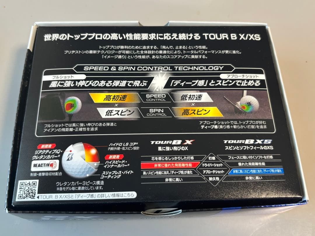 新品未使用 ブリヂストン ゴルフボール ツアーB XS 限定ブルーエディション