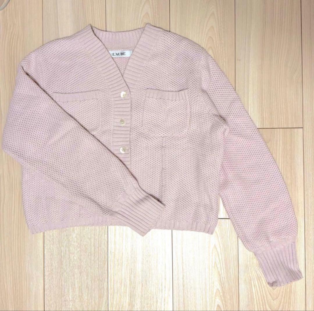 週末限定早い者勝ちlaubeblanc basket knit cardigan