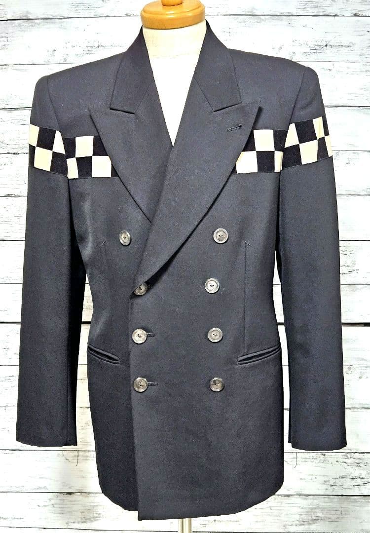 新品未使用☆Jean Paul GAULTIER HOMME☆市松模様ジャケット