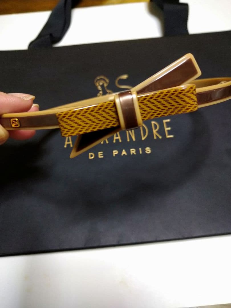 ALEXANDRE DE PARIS リボンヘアバンド