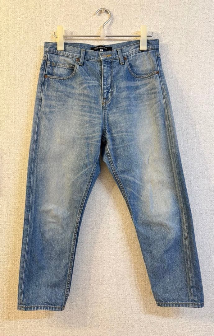 【美品】ミズイロインド デニム サイズ2