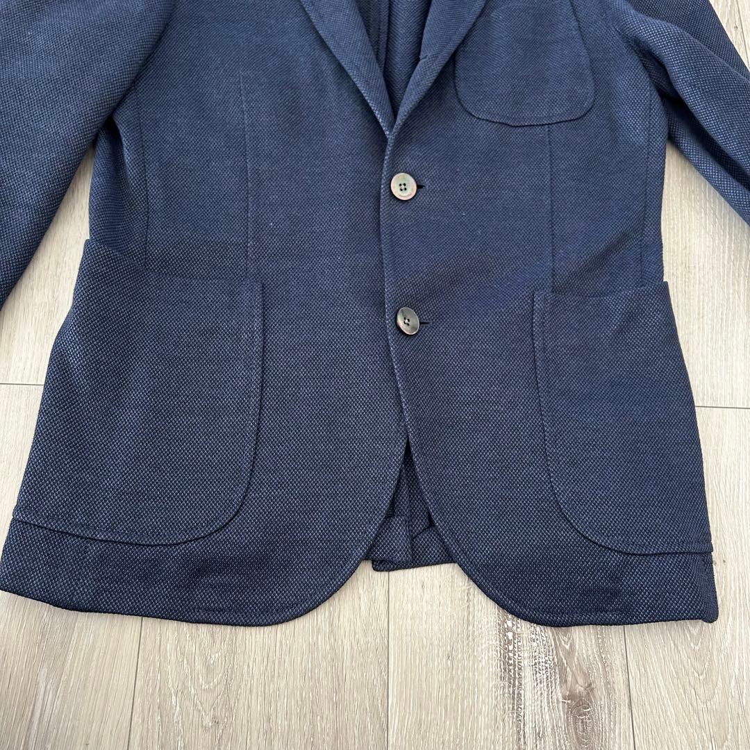 BOGLIOLI DOVER リネン コットン ホップサック アンコンジャケット