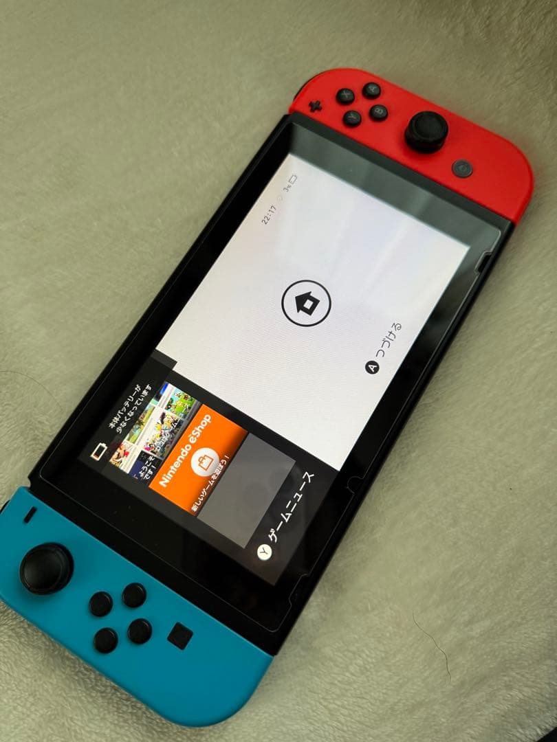 Nintendo Switch 本体 青/赤 コントローラー×2 おまけ付