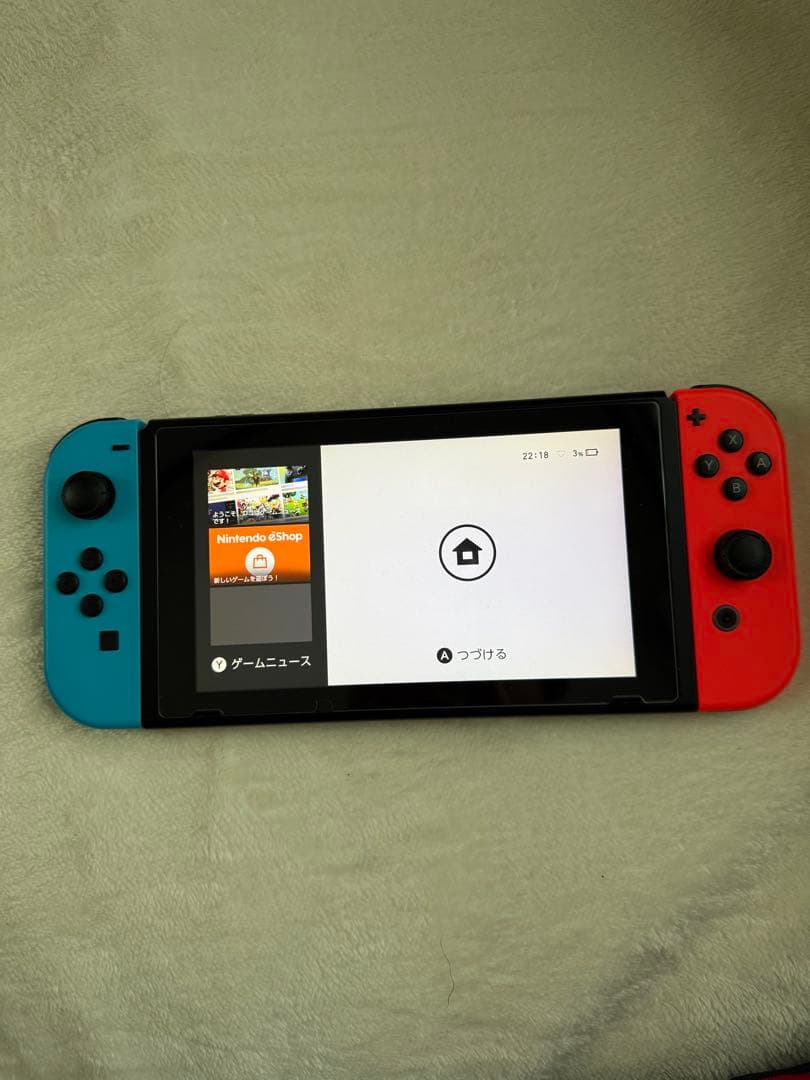 Nintendo Switch 本体 青/赤 コントローラー×2 おまけ付