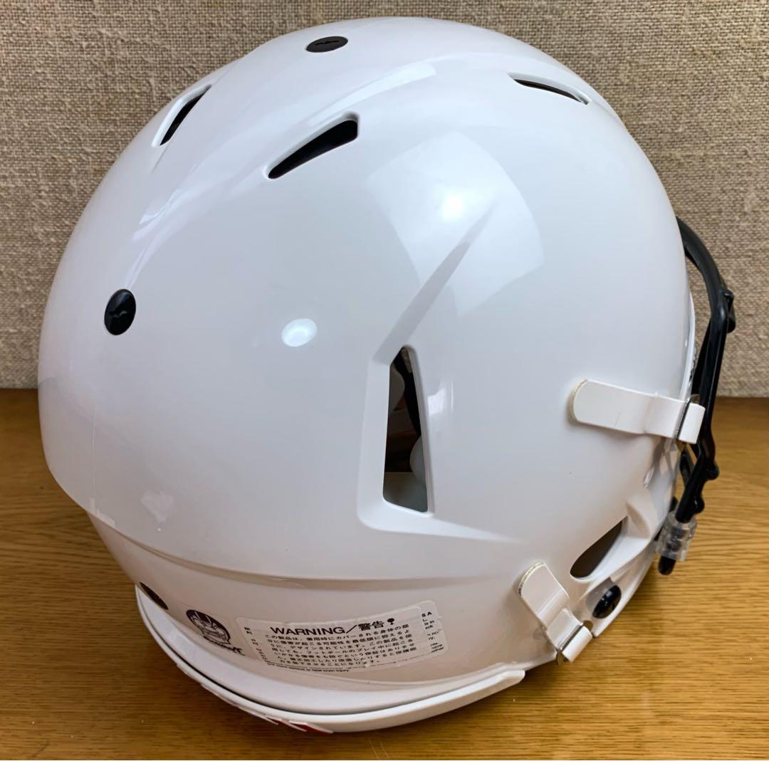 良品 Riddell アメフトヘルメット Spd Clsc Icon ホワイト