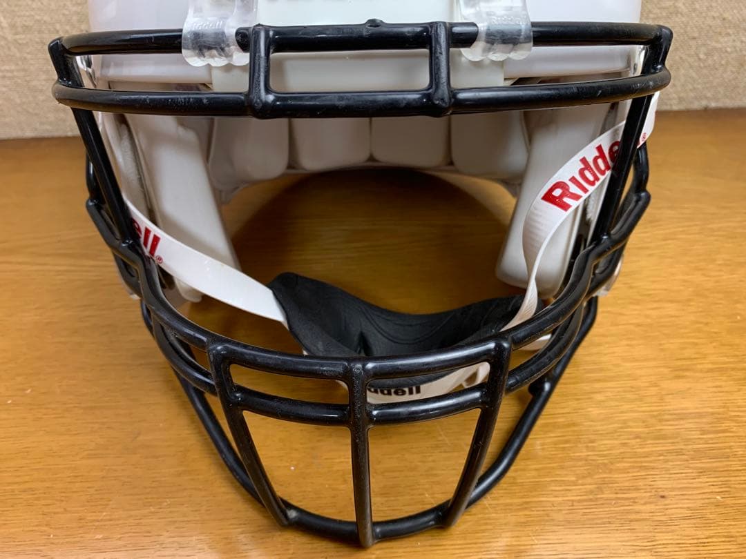 良品 Riddell アメフトヘルメット Spd Clsc Icon ホワイト