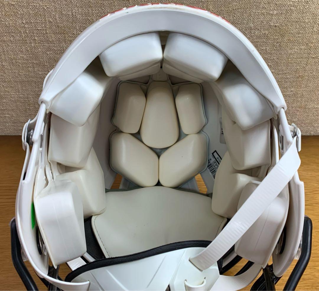 良品 Riddell アメフトヘルメット Spd Clsc Icon ホワイト