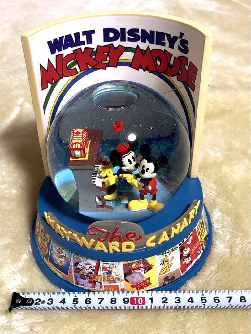 ディズニー スノーグローブ オルゴール スノードーム ミッキー ♡ミニー