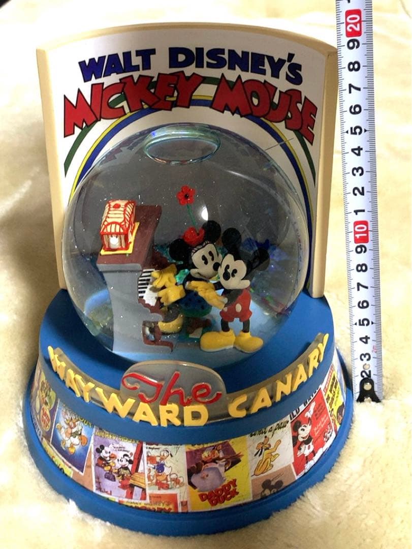 ディズニー スノーグローブ オルゴール スノードーム ミッキー ♡ミニー