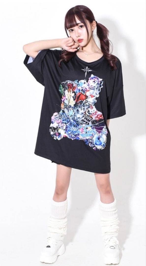 【美品レア】 TRAVAS TOKYO Montage bear BIG Tee