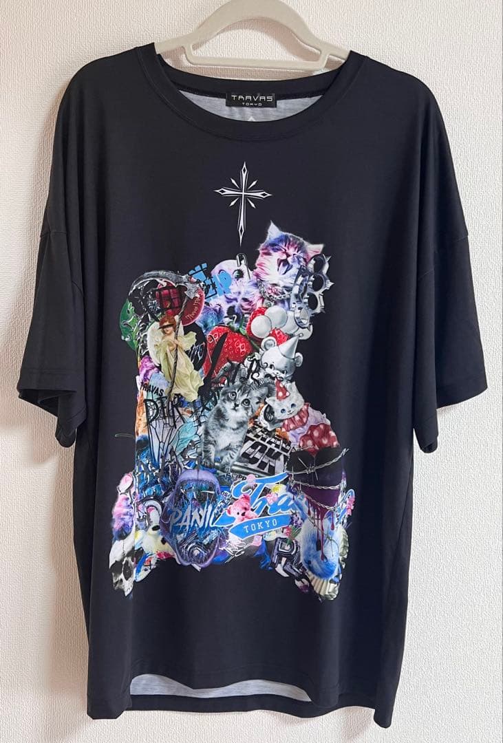 【美品レア】 TRAVAS TOKYO Montage bear BIG Tee