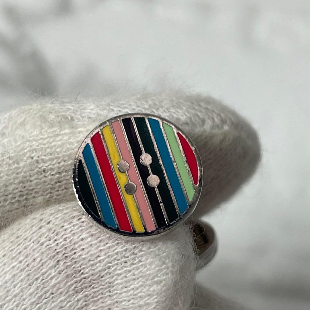 ポールスミス　PaulSmith カフス　カフリンクス　マルチカラー　ボタン