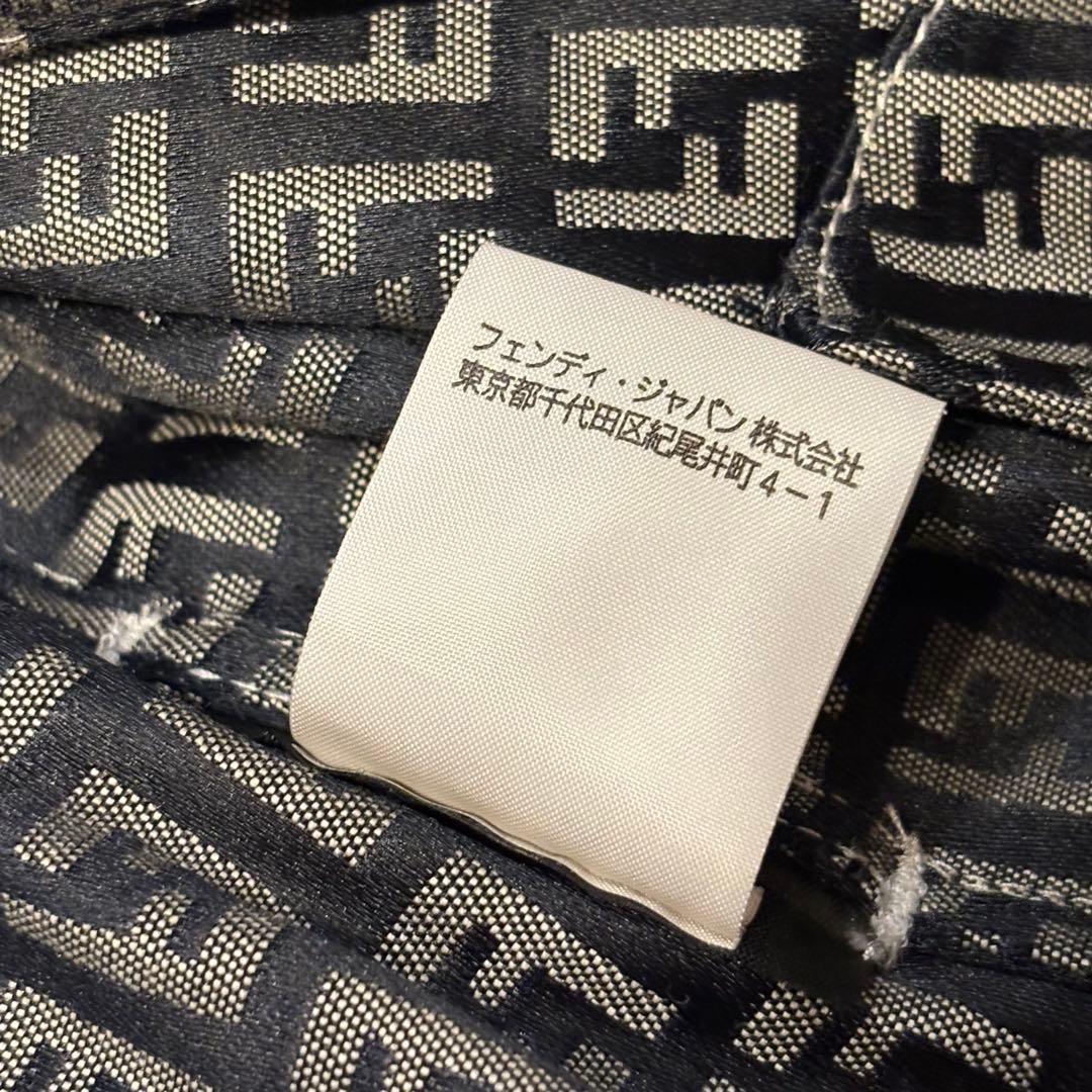 【極美品】Fendi ズッカ柄 総柄 トレンチコート グレー 40