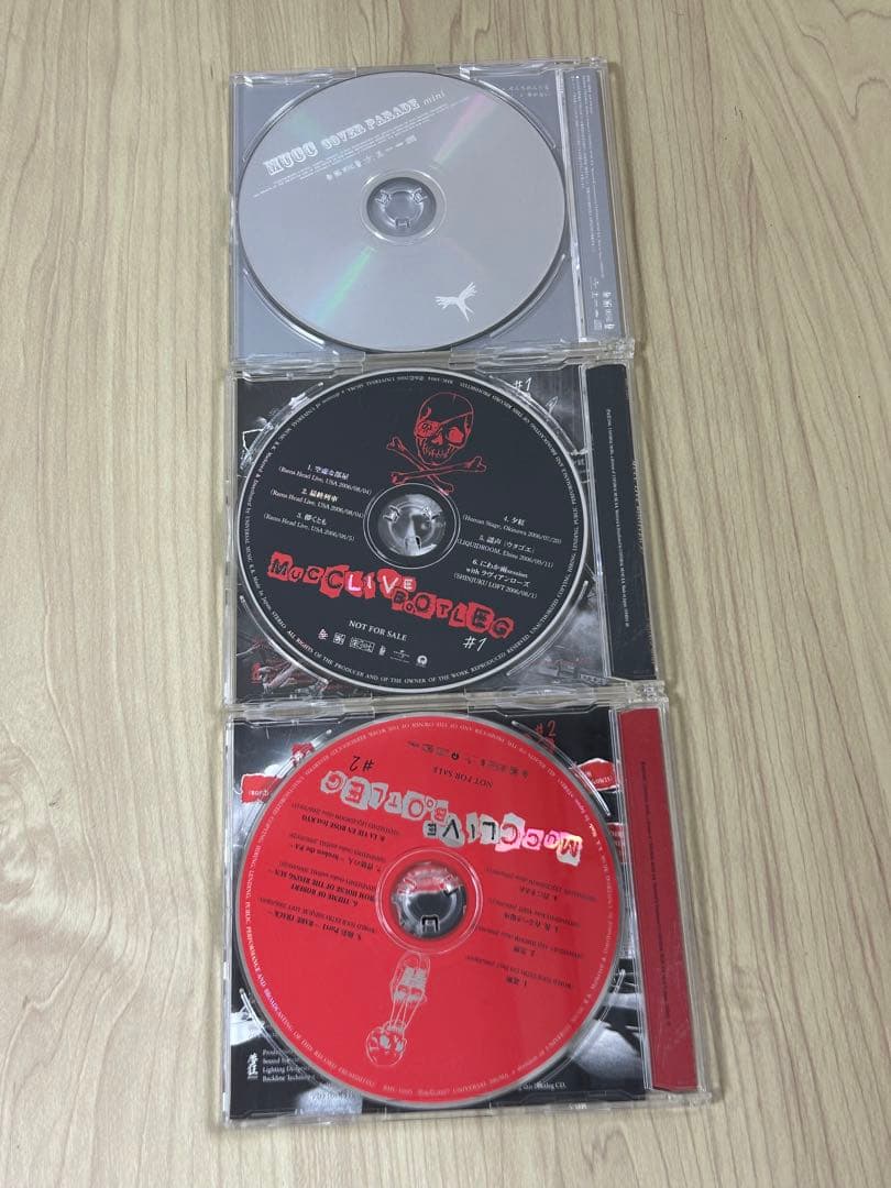 MUCC 非売品 LIVE BOOTLEG cover parade mini