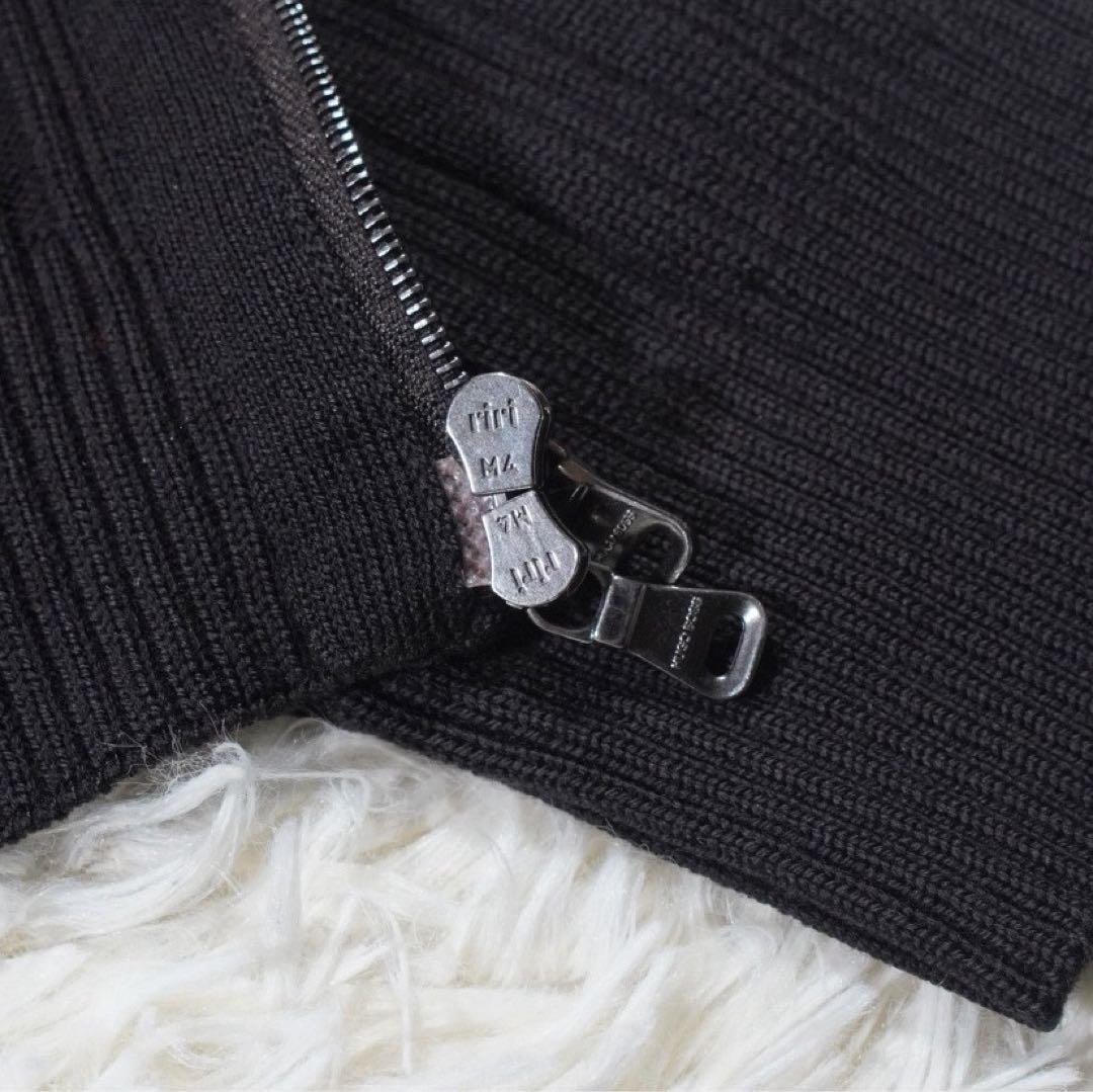 virgin wool《HUGO BOSS》ドライバーズニット(L)ブラウン