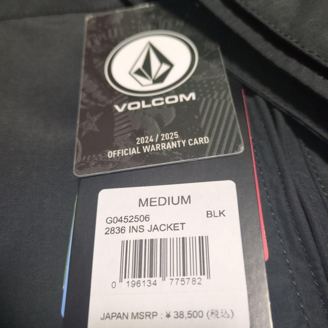 VOLCOM 2836 INS JACKET ブラック M
