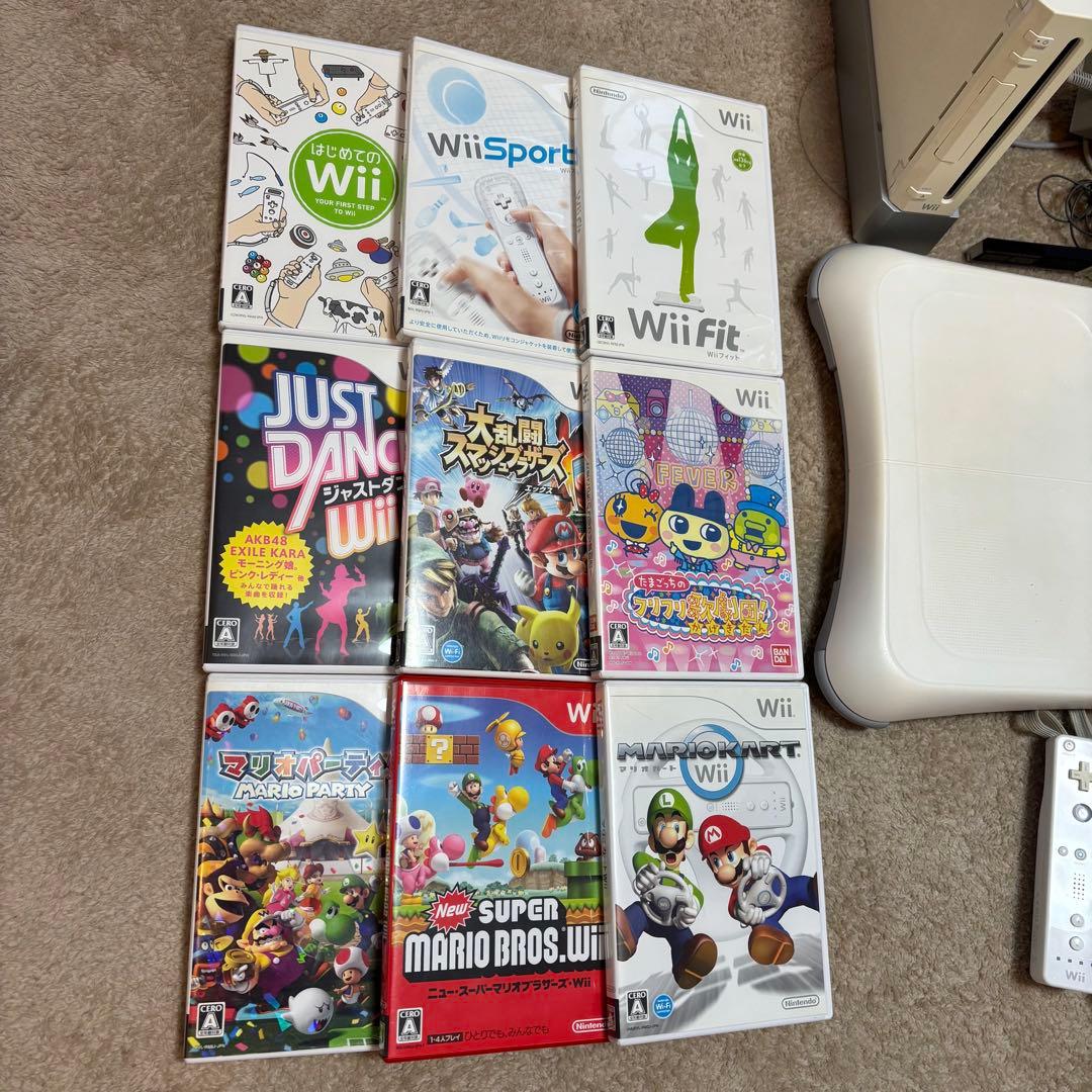 WiiFit Wii 本体 バランスボード ソフト まとめ売り