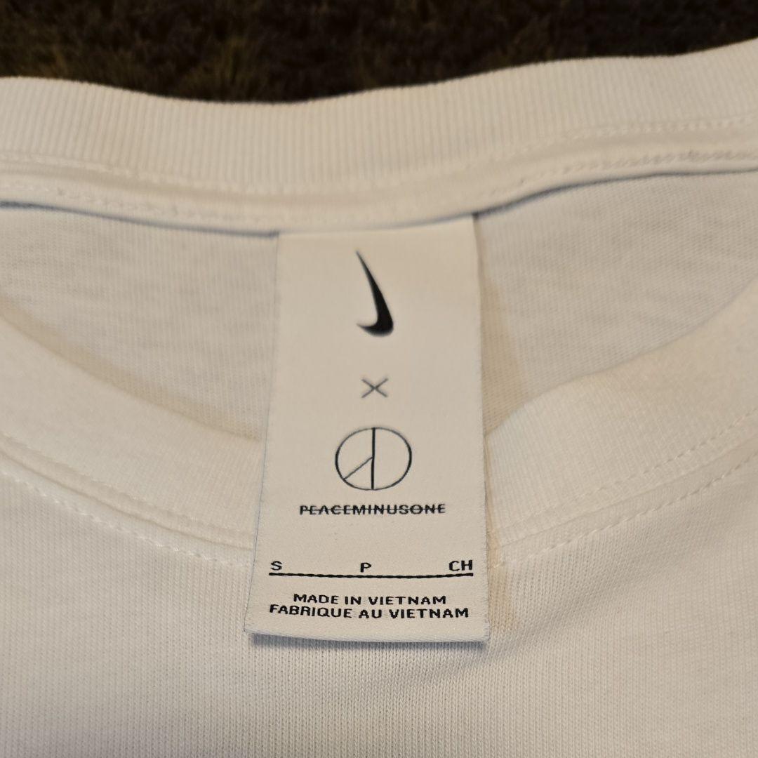 NIKE PEACEMINUSONE 長袖Tシャツ ホワイト Sサイズ
