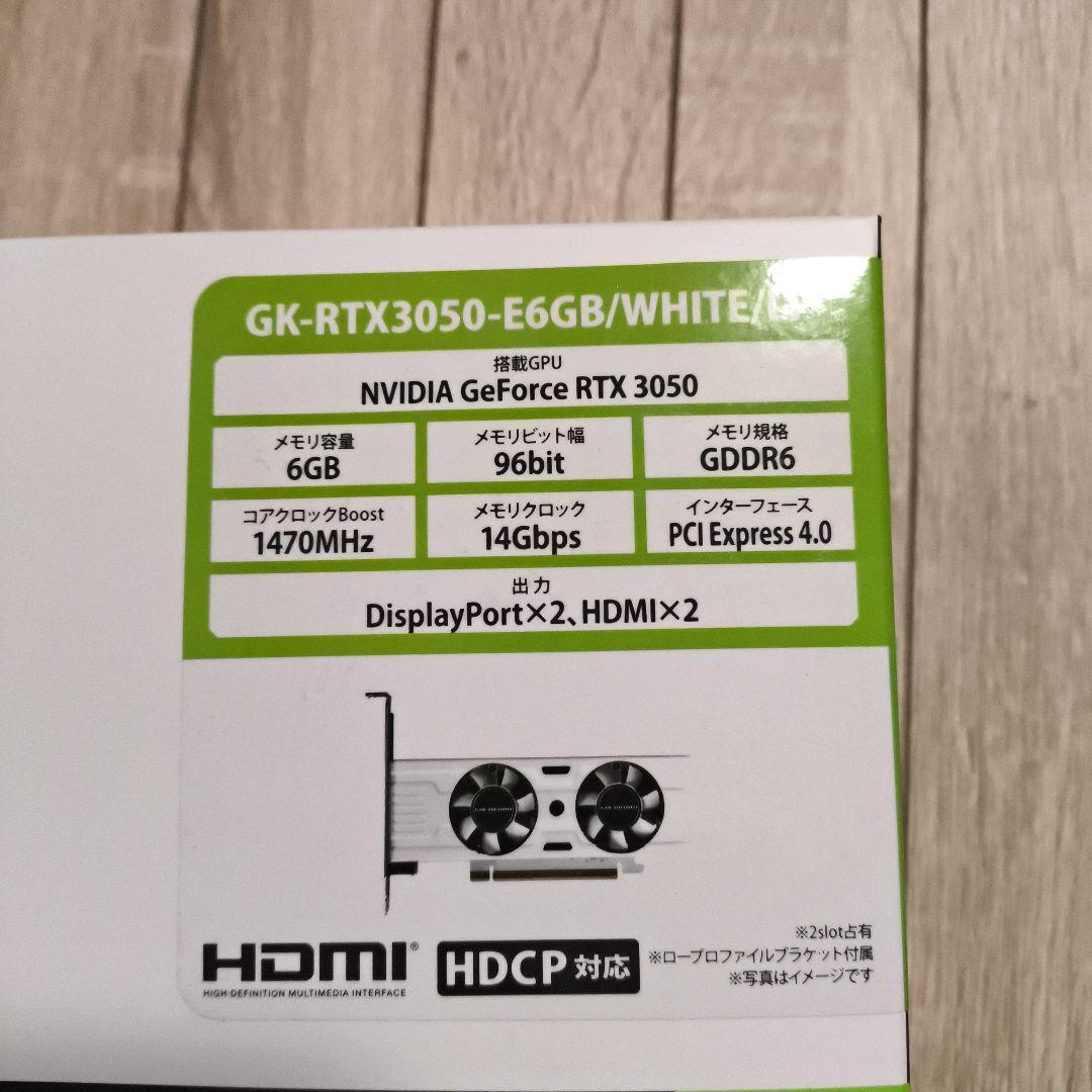 グラフィックボード・グラボ・ビデオカード GALAX GeForce RTX 3050 6GB