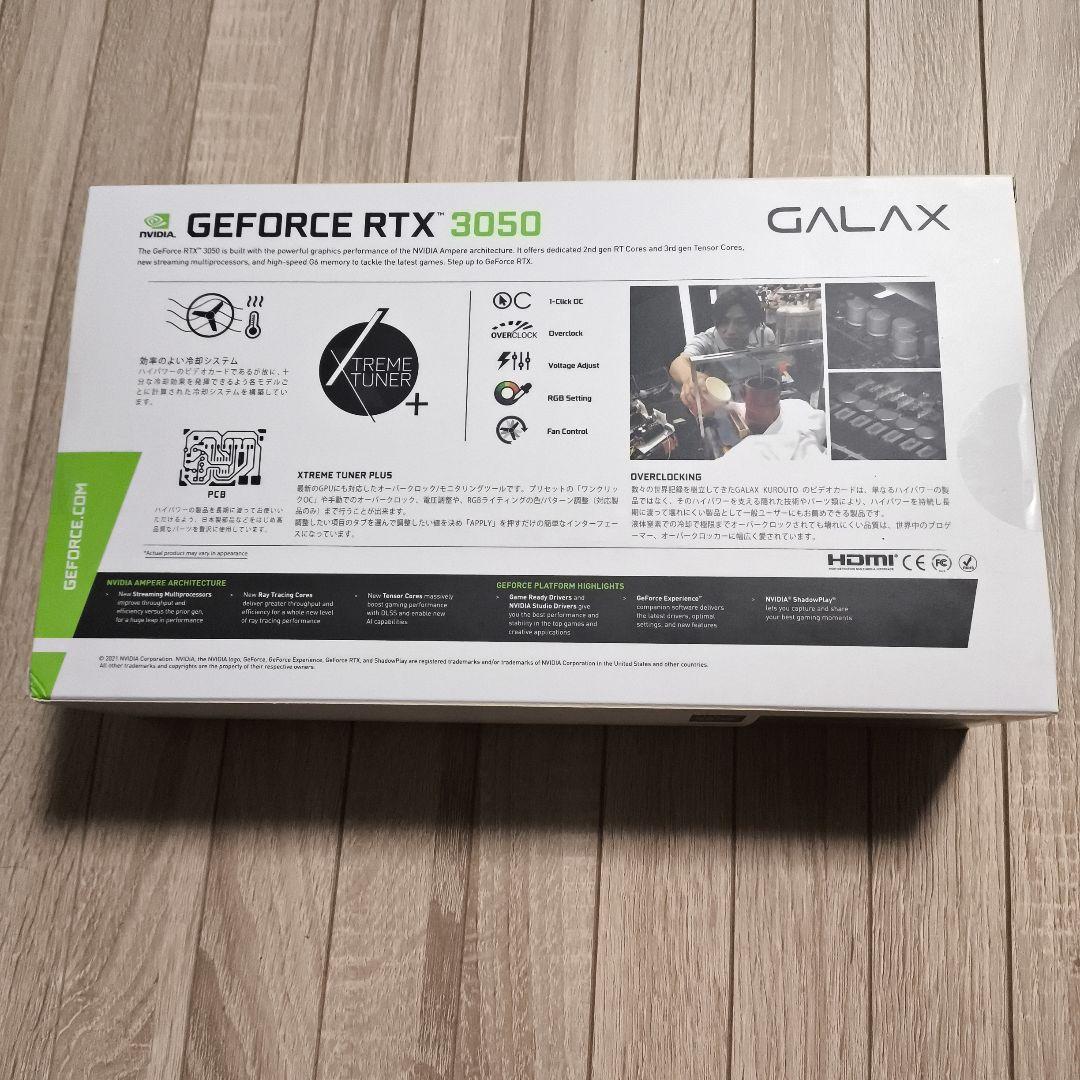 グラフィックボード・グラボ・ビデオカード GALAX GeForce RTX 3050 6GB