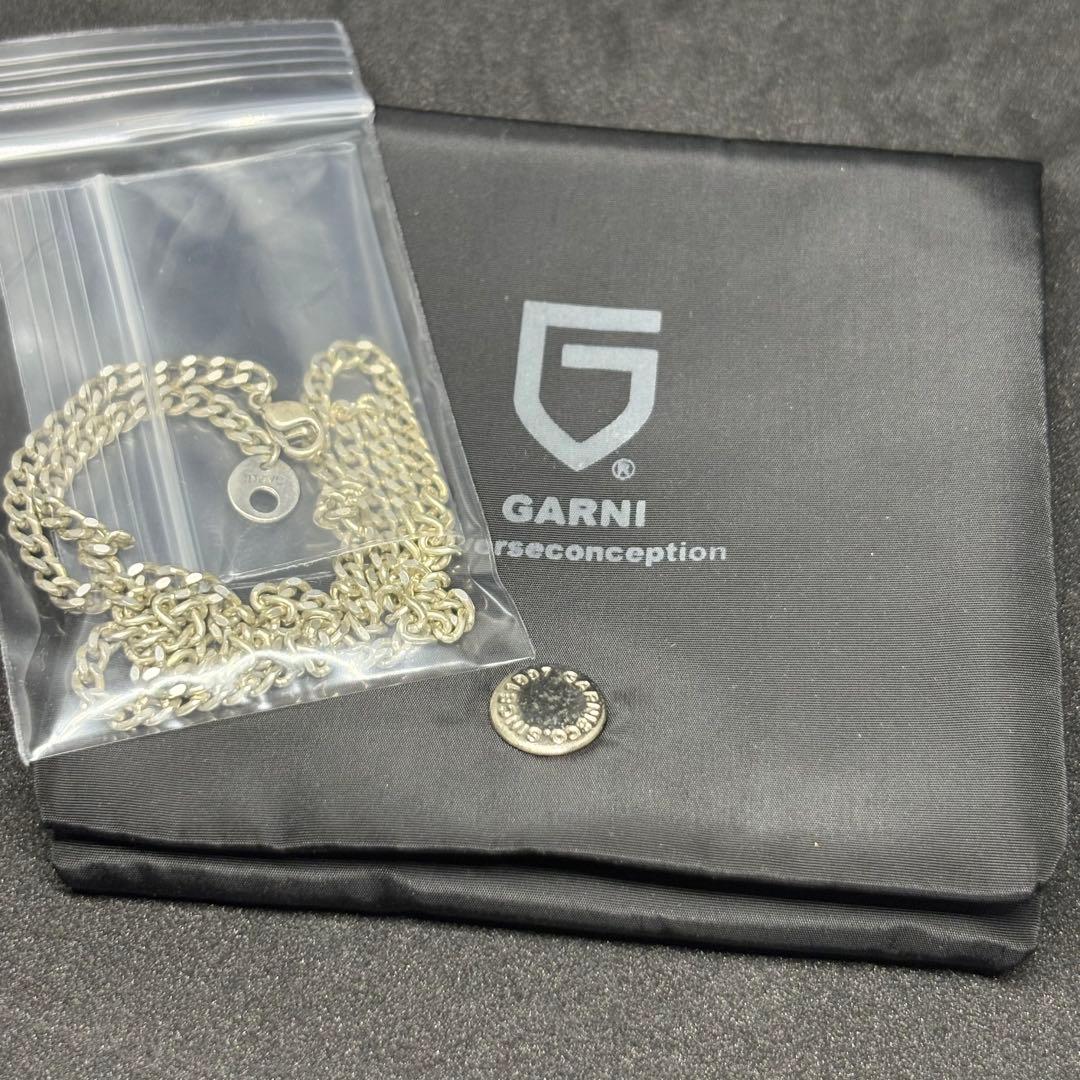 GARNI ガルニ 喜平 ネックレス 50cm SILVER 幅広
