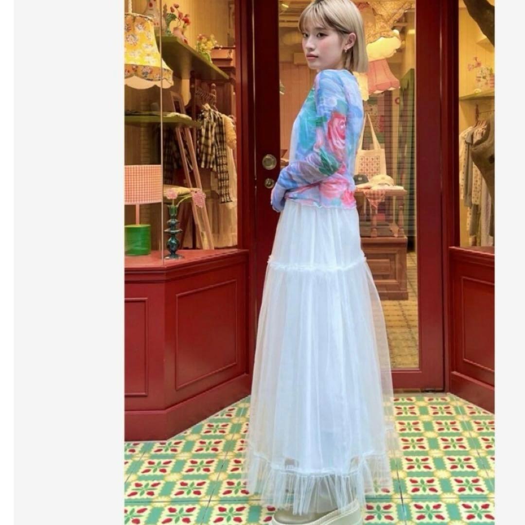 POPPY ポピー　チュール　スカート レイヤード　あさぎーにょ
