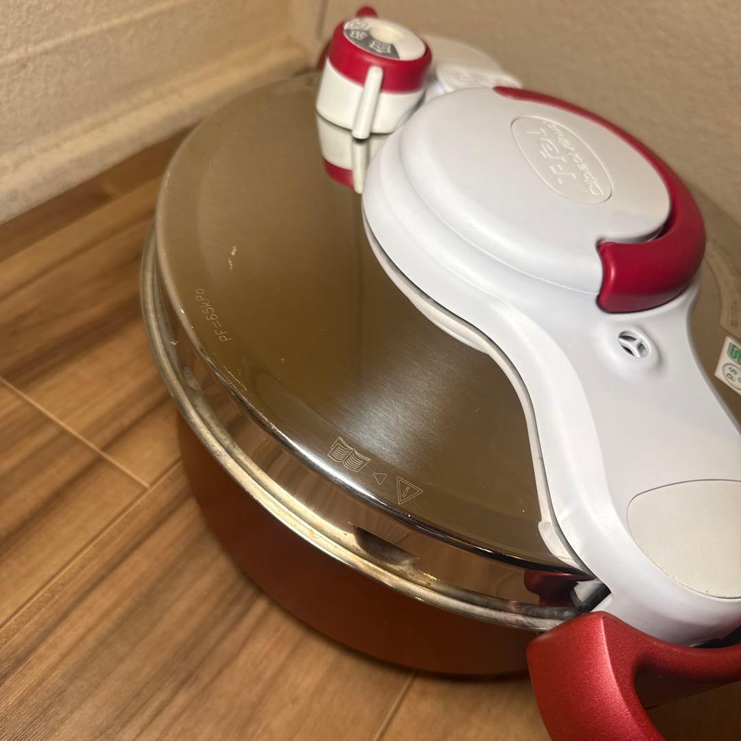【美品】ティファール T-fal 圧力鍋 クリプソ ミニット デュオ 5.2L