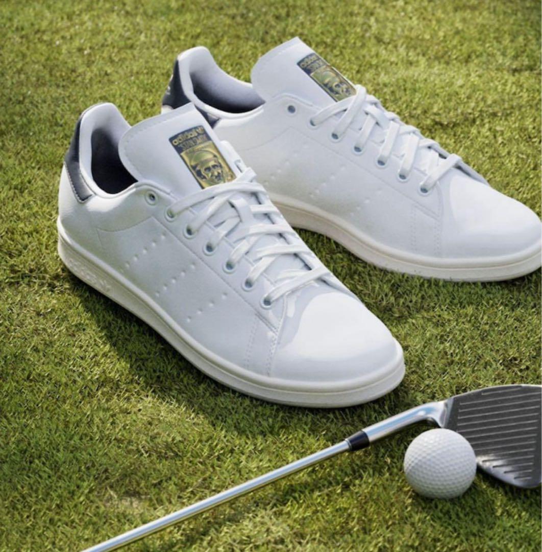 adidas Stan Smith ゴルフシューズ ホワイト24.5cm