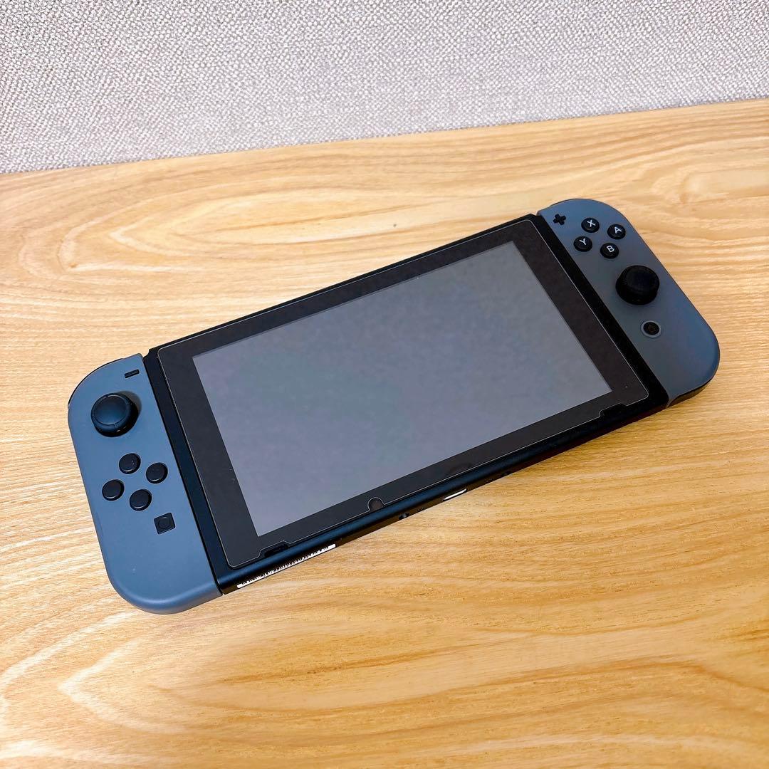【未使用に近い】Nintendo Switch 本体 バッテリー強化版 グレー