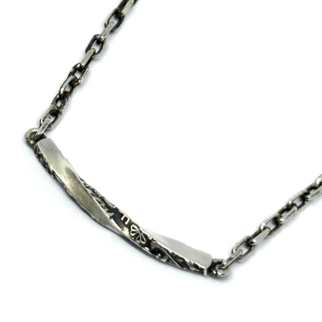 【AQUA SILVER】幸せの６ペンス 50cm 燻し SILVER