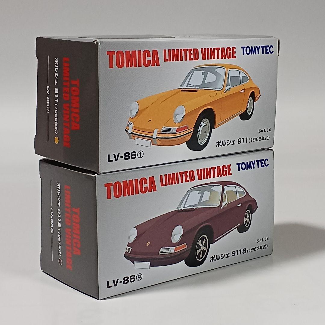 d*2様 トミカリミテッド ヴィンテージ 1/64 ポルシェ 911と911Sの