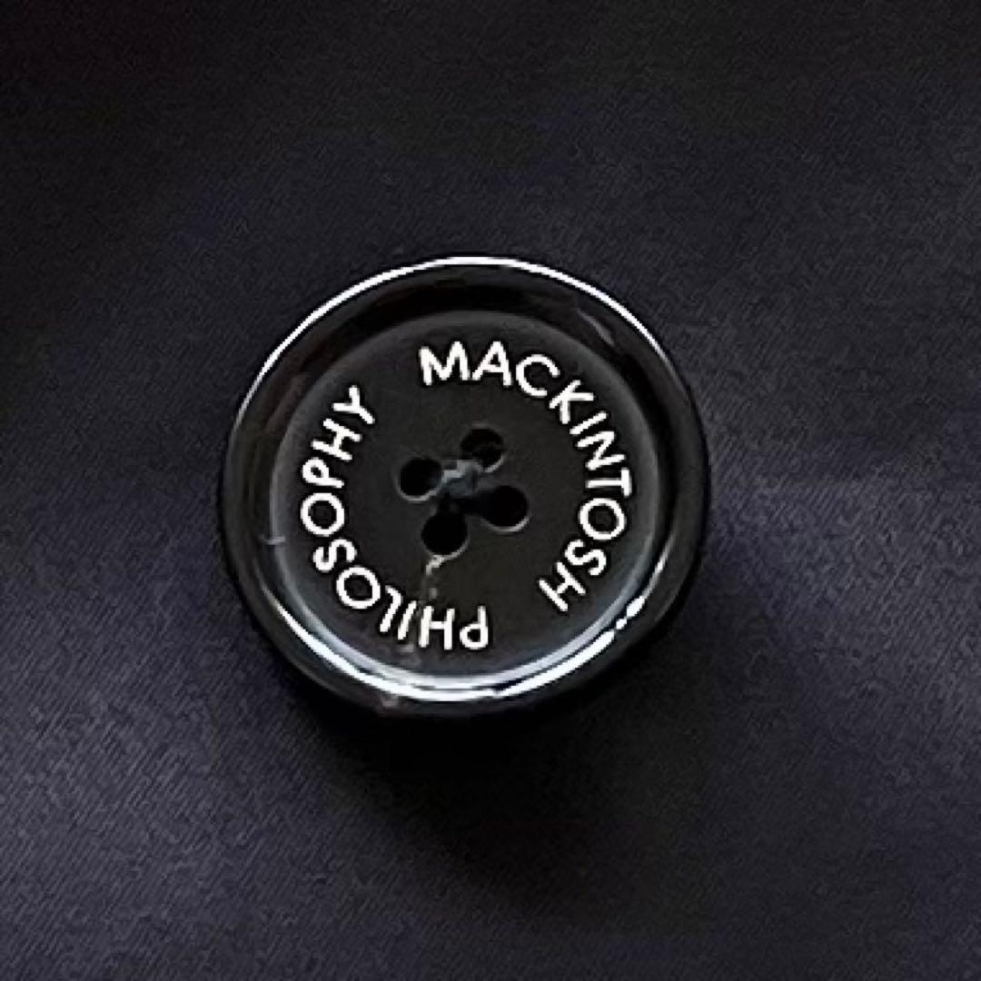 マッキントッシュフィロソフィー ショート トレンチコート 撥水 ネイビー 36