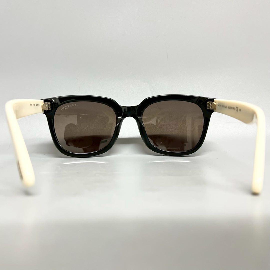 美品 TOM FORD サングラス ブラック ホワイト ブラウンTF-211