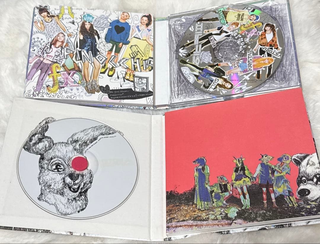 f(x) CD アルバム 2枚 セット トレカ 付き