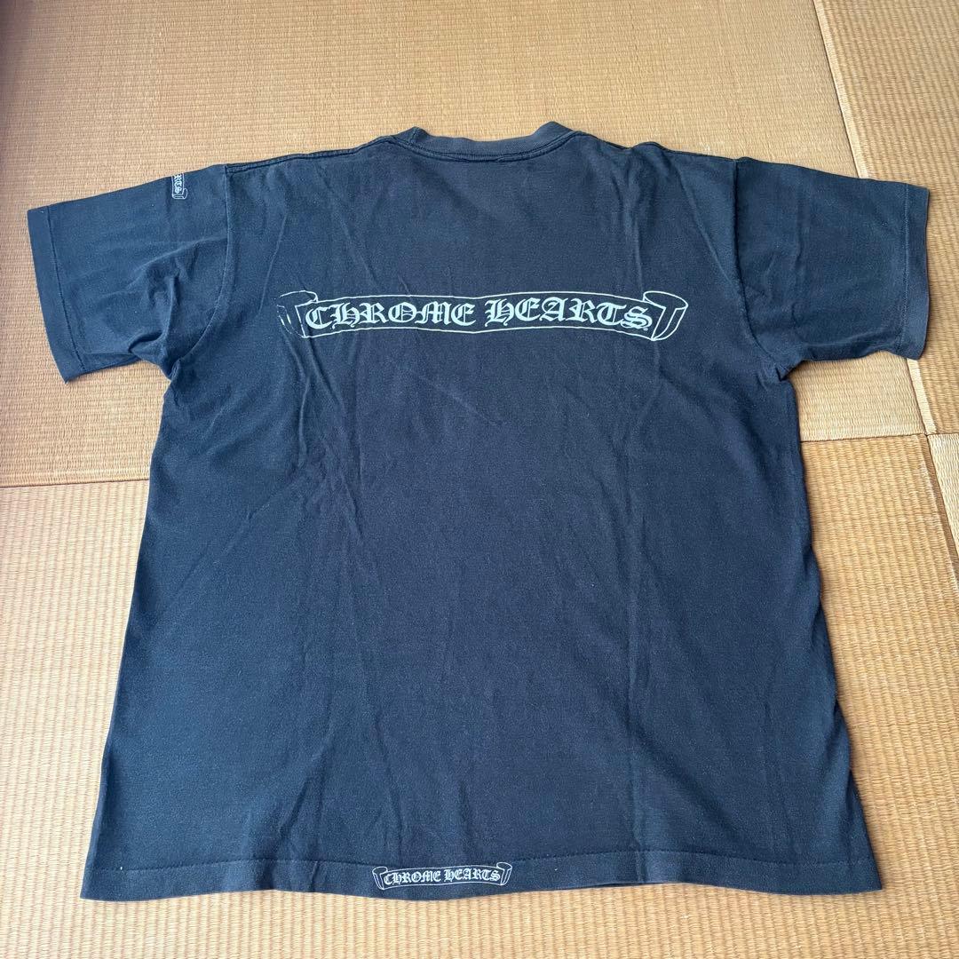 CHROME HEARTS クロムハーツ　黒Tシャツ 90年代　anvilボディ