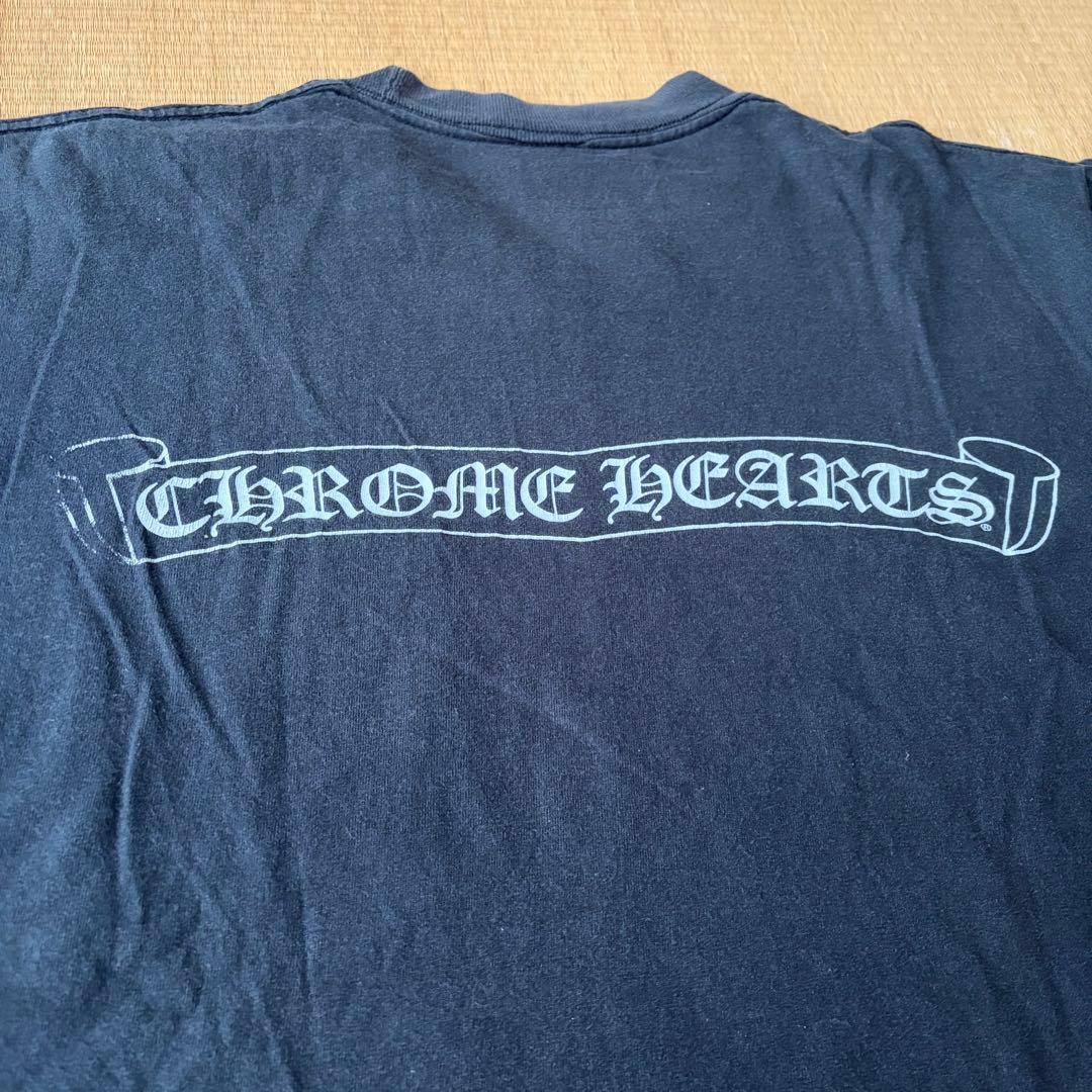 CHROME HEARTS クロムハーツ　黒Tシャツ 90年代　anvilボディ