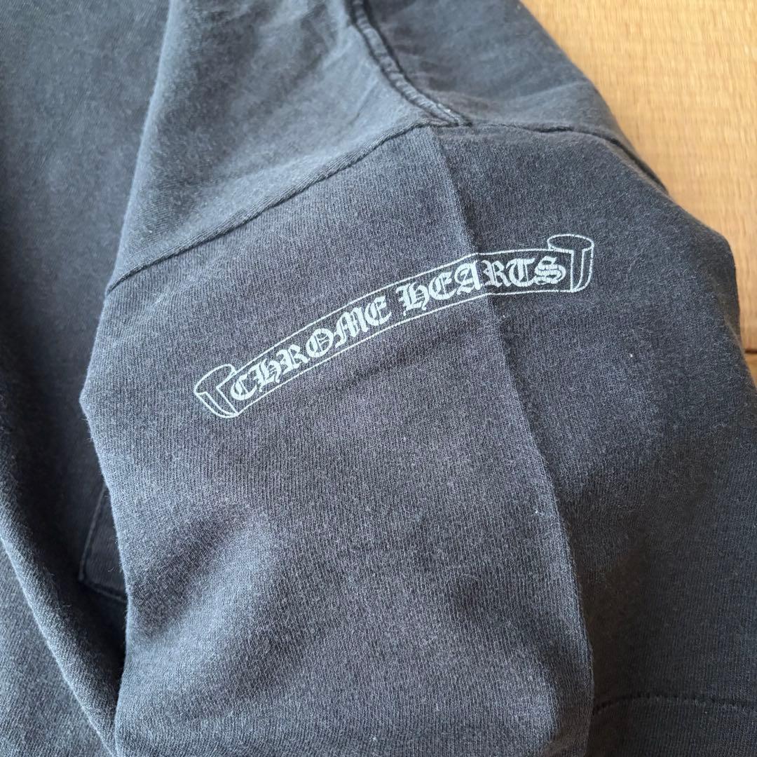 CHROME HEARTS クロムハーツ　黒Tシャツ 90年代　anvilボディ