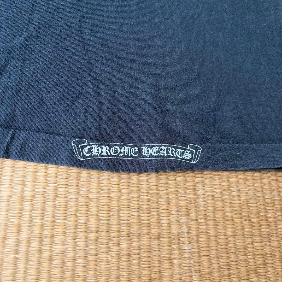 CHROME HEARTS クロムハーツ　黒Tシャツ 90年代　anvilボディ