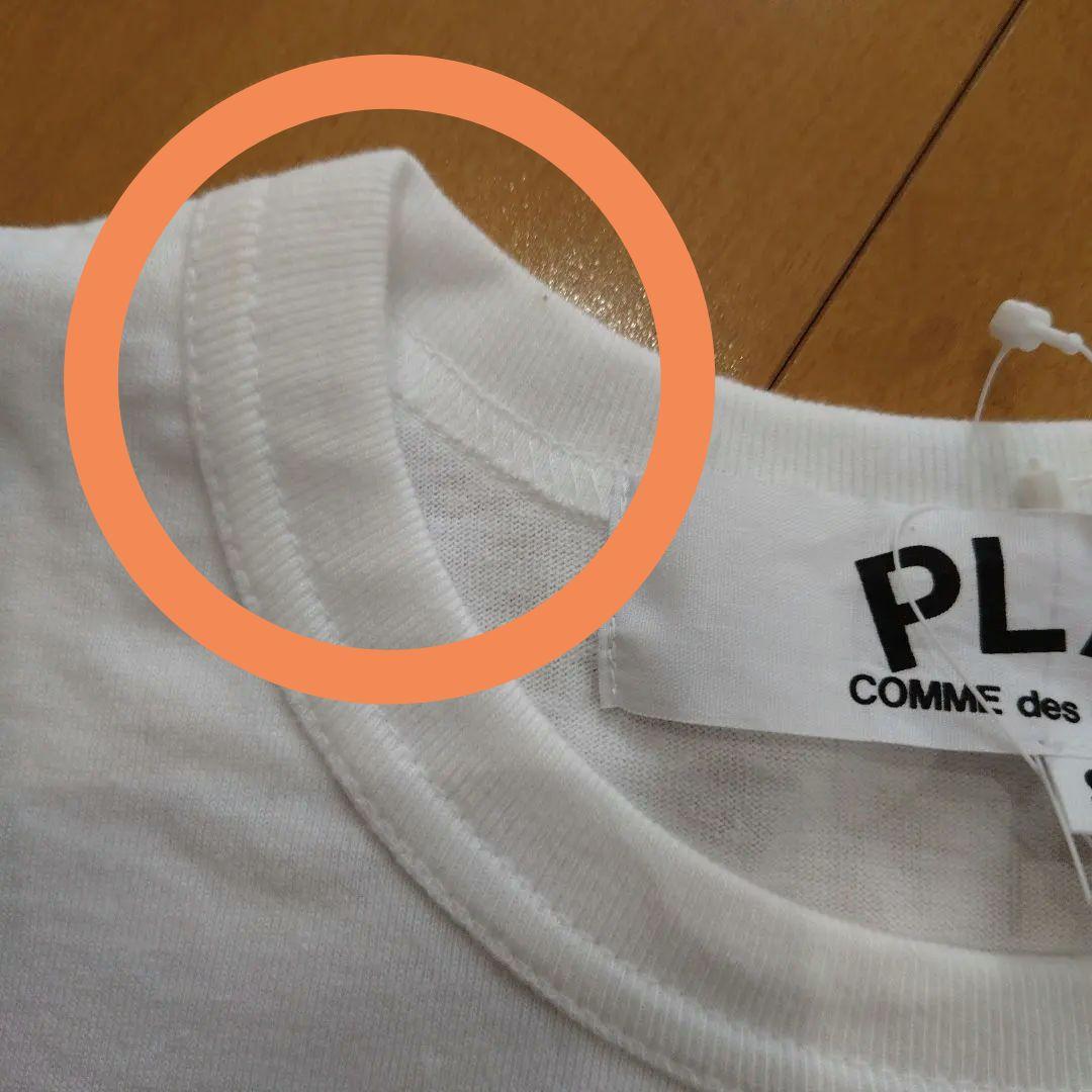 プレイコムデギャルソン　水玉柄　ドット　半袖ハートTシャツ　新品