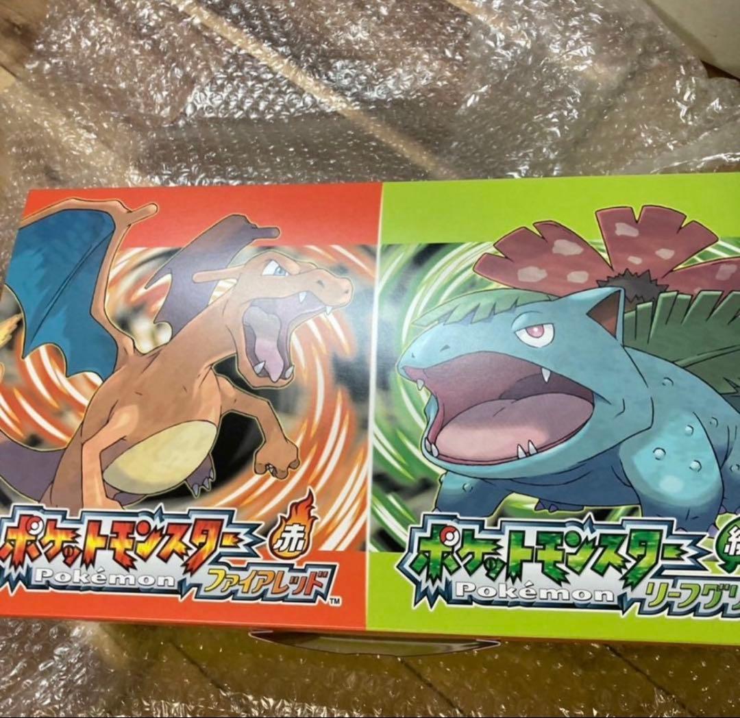 新品未開封 ポケモン ファイアレッド リーフグリーン 特別版
