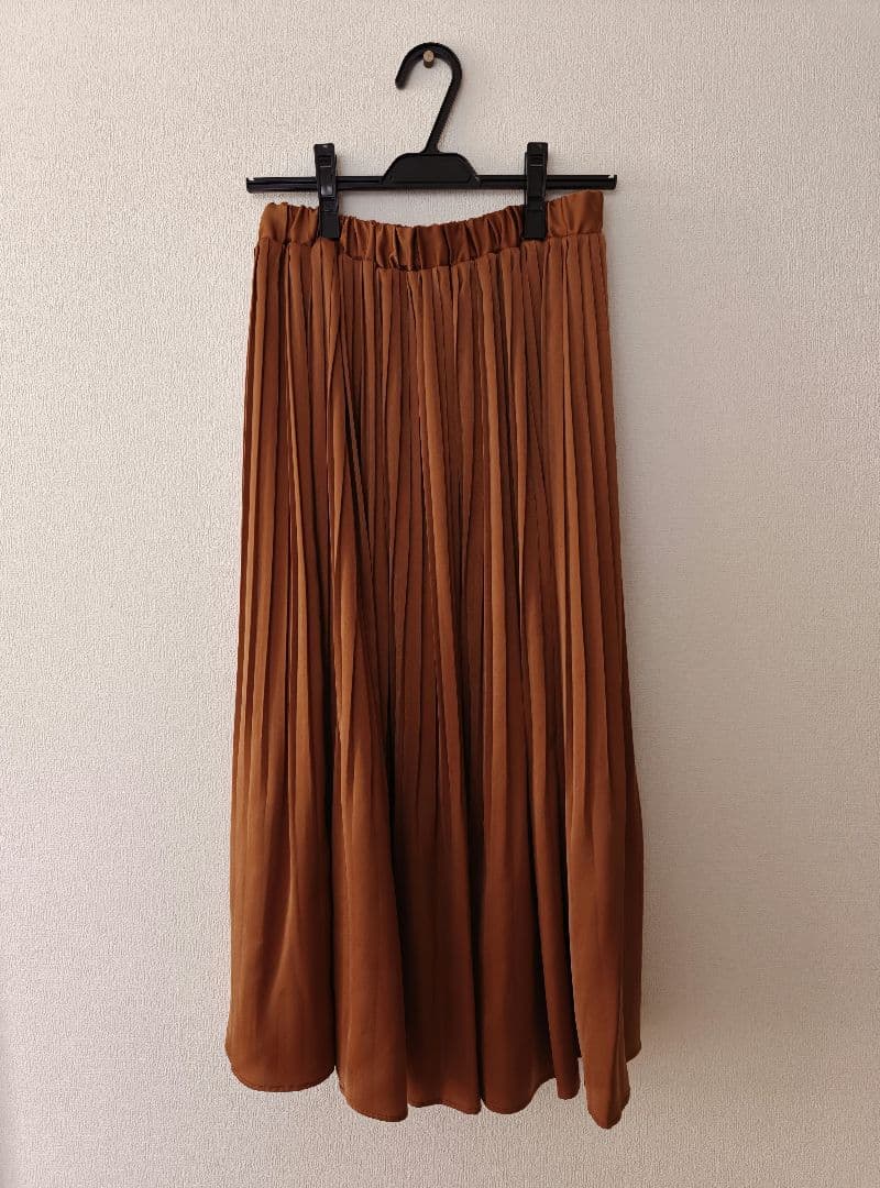 【美品】北欧暮らしの道具店 sosotto ソソット プリーツスカート ブラウン