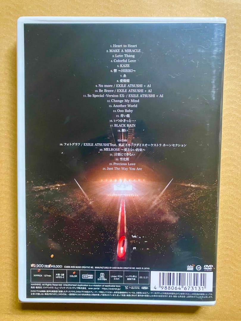 EXILE ATSUSHI Heart to Heart” 〜復活祭〜 DVD