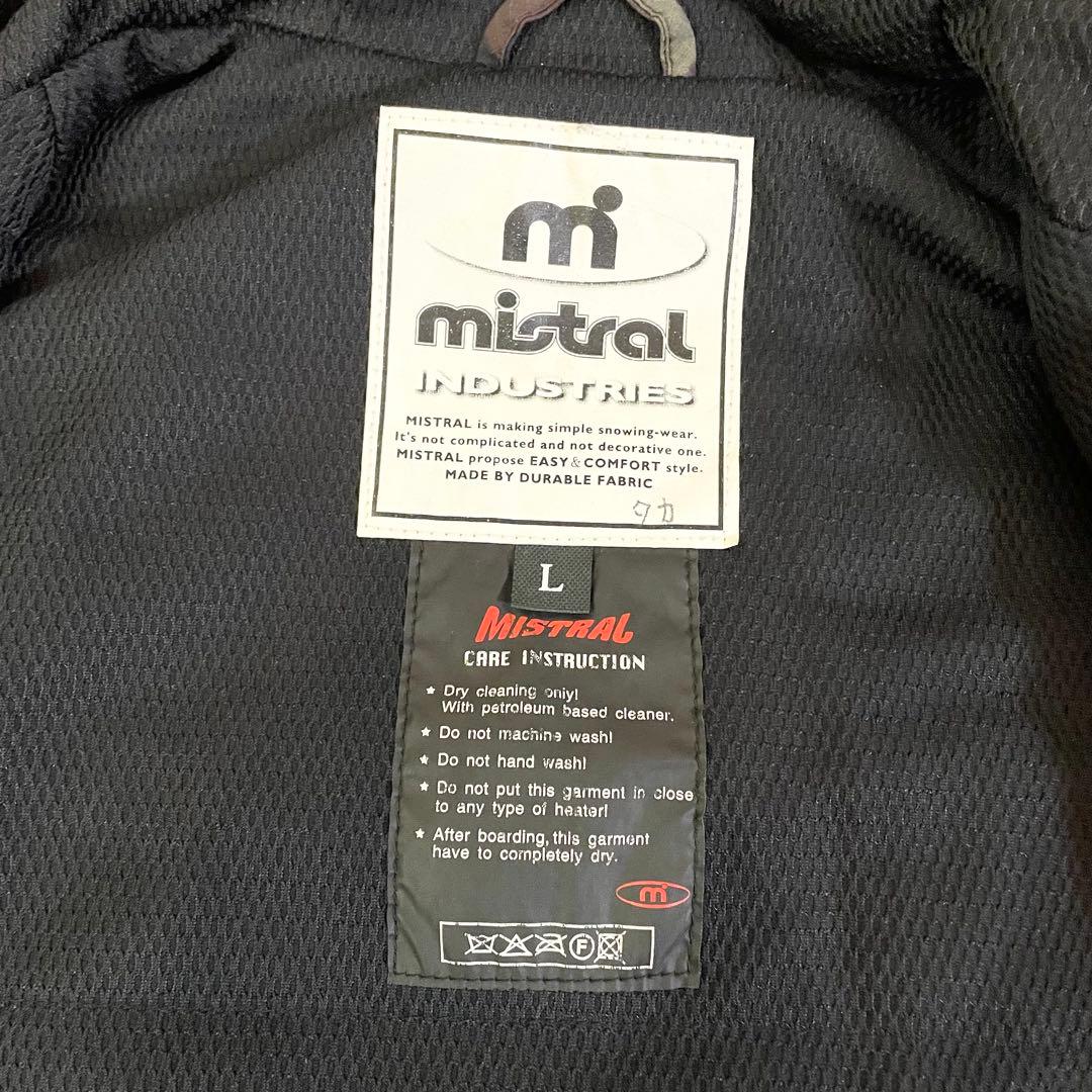 mistral スノボーウェア　Lサイズ 上下セット　メンズ スキーウェア