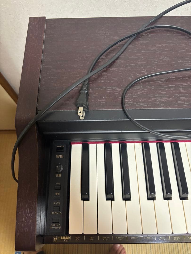 Roland MP101 ブラウン 電子ピアノ