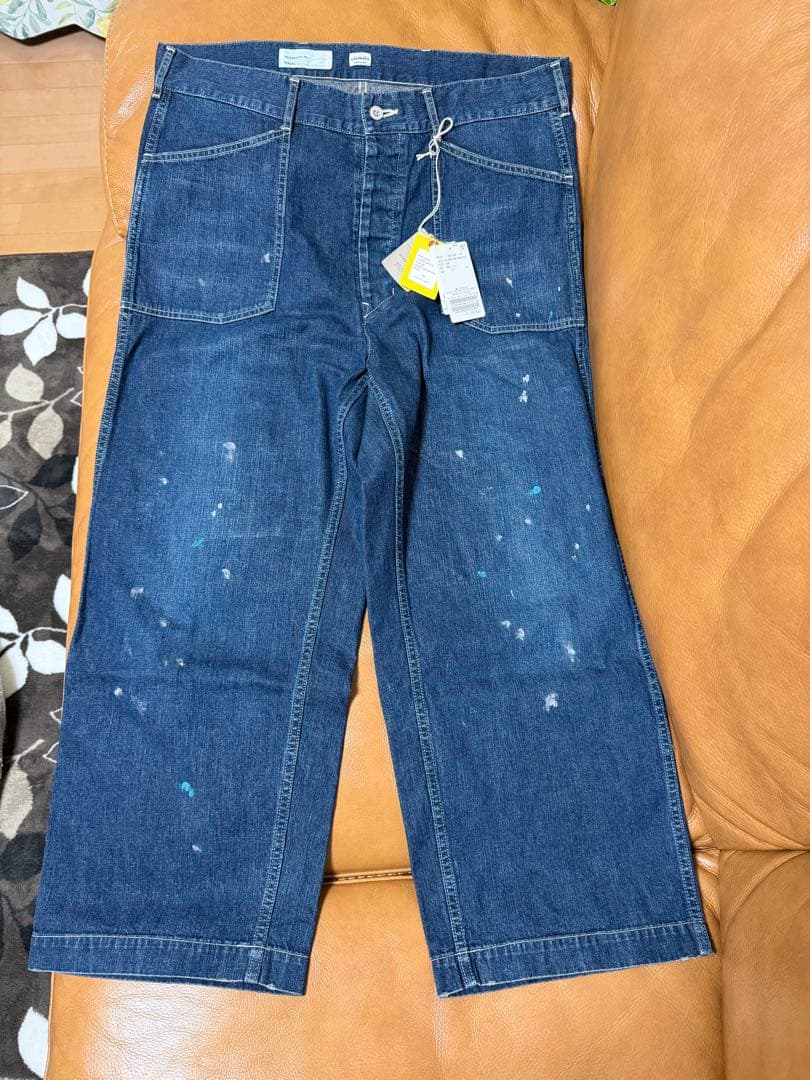新品 chimala for luxe DENIM WORK TROUSERS