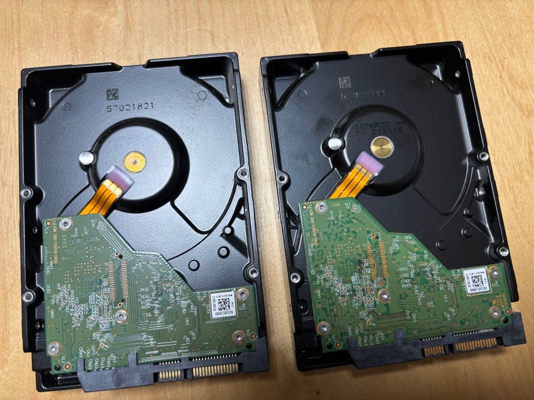【2つセット】②Western Digital WD Blue 6TB HDD